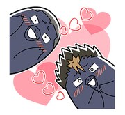 「ハイキュー!!ヒナガラス」LINEスタンプより。