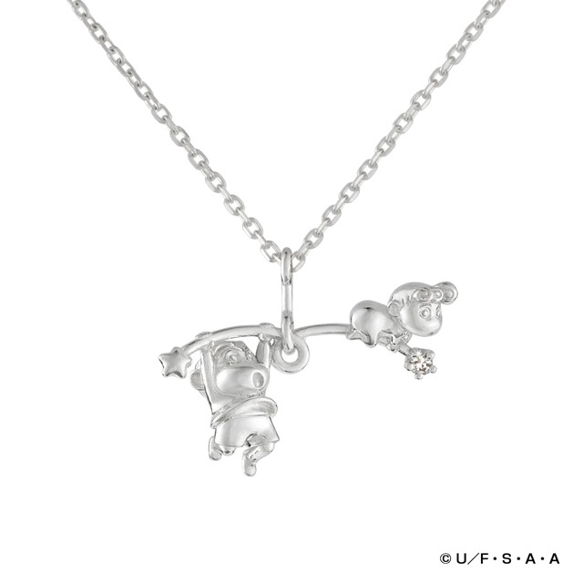 「しんのすけとひまわり」のネックレス。