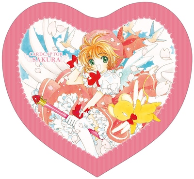 「ハート型クッション」の表面。