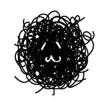 カレー沢薫の自画像。