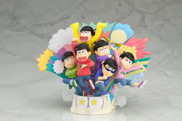 6つ子が飛び出す！「おそ松さん」新フィギュア、OPのあのシーンを立体 
