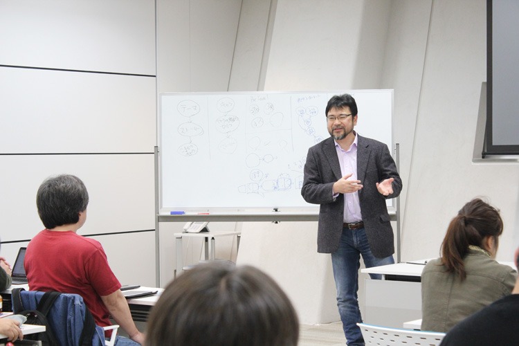 講座の様子。