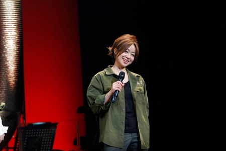 ライド・マッス役の田村睦心。