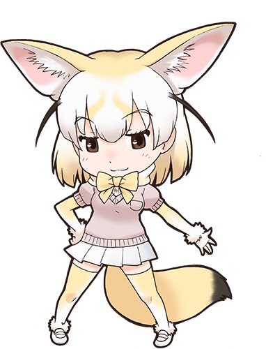 パネルとしてお目見えするフェネック。