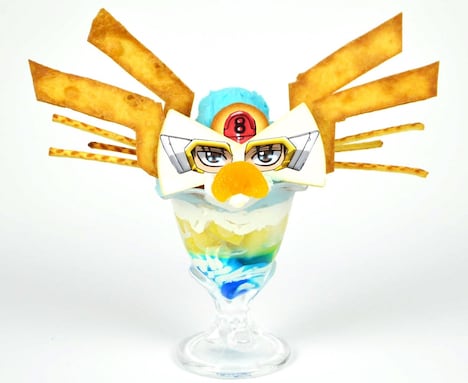 「『ちゃんと俺の目を食えよ』超カッケェェェェェェェェ!! 新八の眼鏡パフェ」