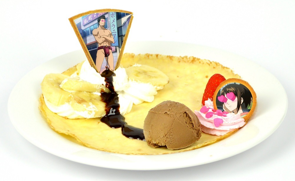 「ゴリラとゴリラのストーカーチョコバナナクレープ」