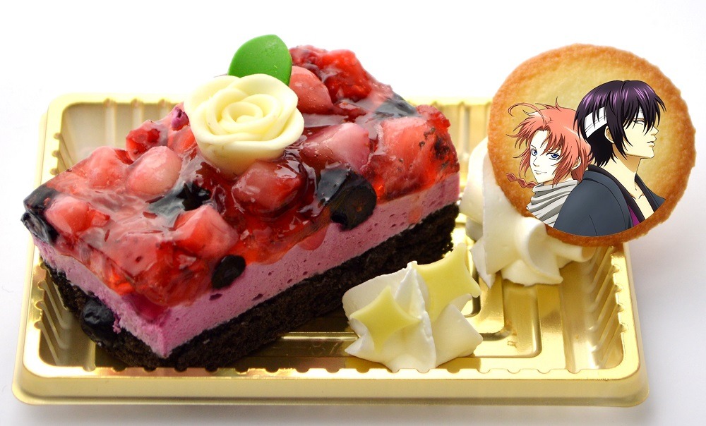 「高杉と神威のケーキ（ダブルベリーケーキ）」
