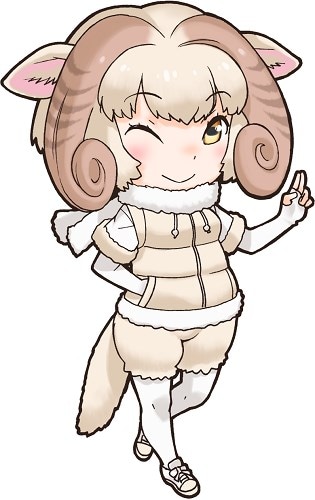 パネルに使用されているヒツジのイラスト。