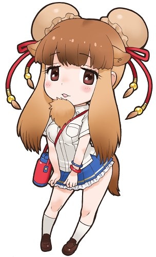 パネルに使用されているフタコブラクダのイラスト。