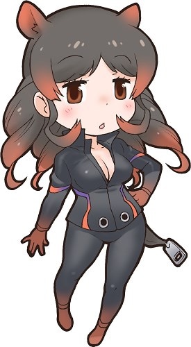 パネルに使用されているカバのイラスト。