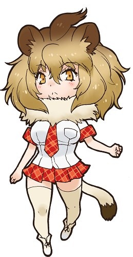 パネルに使用されているライオンのイラスト。