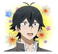 LINEスタンプ「はんだくん」より。