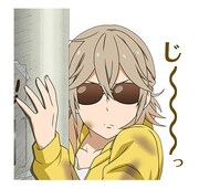 LINEスタンプ「はんだくん」より。