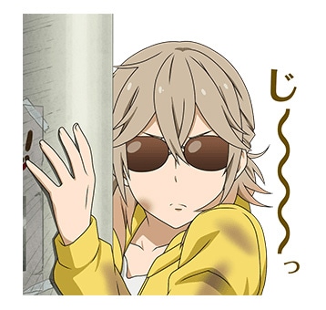 LINEスタンプ「はんだくん」より。