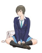 「早乙女選手、ひたかくす」カット