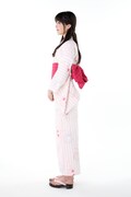 「木之本桜モデル浴衣」の着用例。