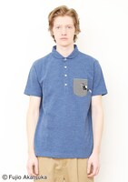 ポロシャツ「ウナギイヌ エンブロイダリー」着用画像