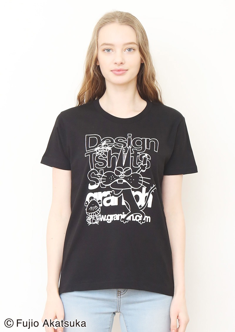 Tシャツ「ニャロメ タテロゴ」着用画像