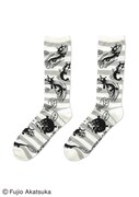 ロングソックス「ウナギイヌ パターン」着用画像
