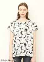 レディTシャツ「ウナギイヌ パターン」着用画像