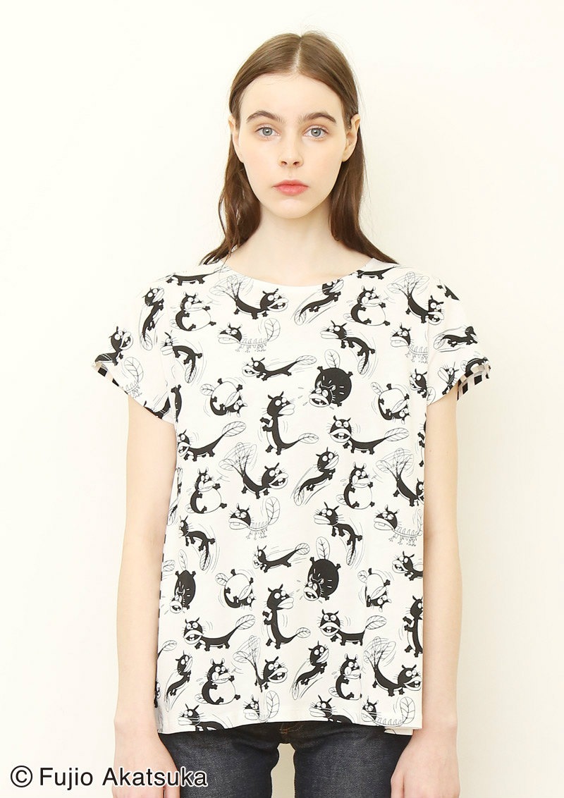 レディTシャツ「ウナギイヌ パターン」着用画像