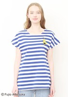 レディTシャツ「ニャロメ エンブロイダリー」着用画像