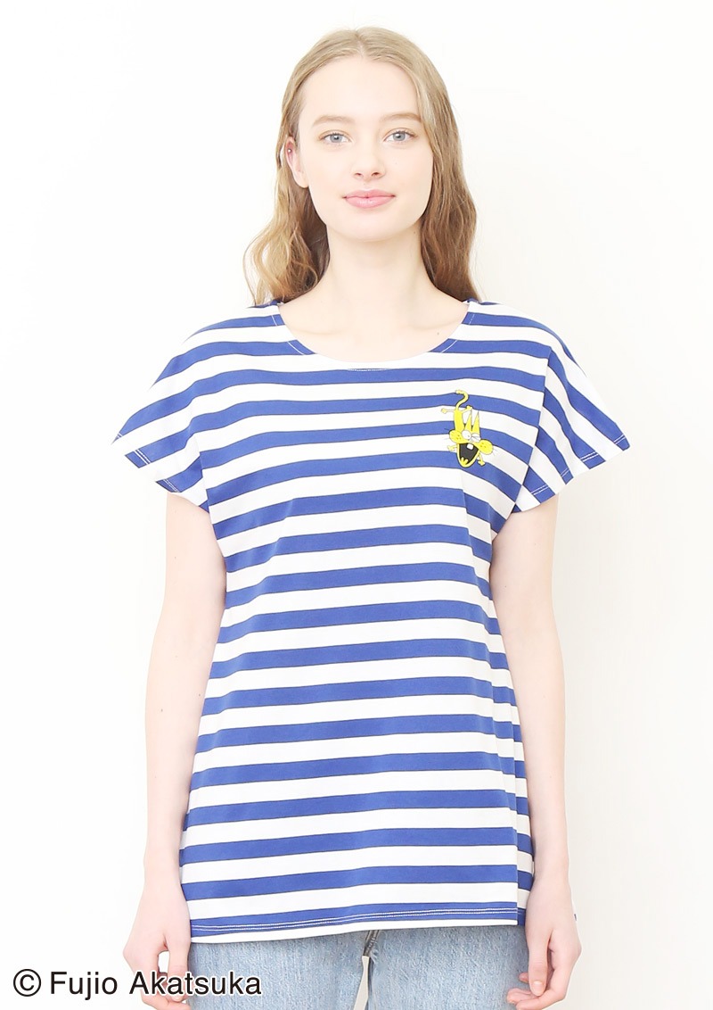 レディTシャツ「ニャロメ エンブロイダリー」着用画像