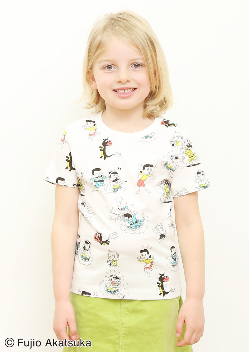 キッズT「天才バカボン パターン」着用画像