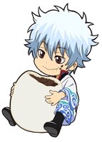 銀さんのアニメ描き下ろしイラスト。