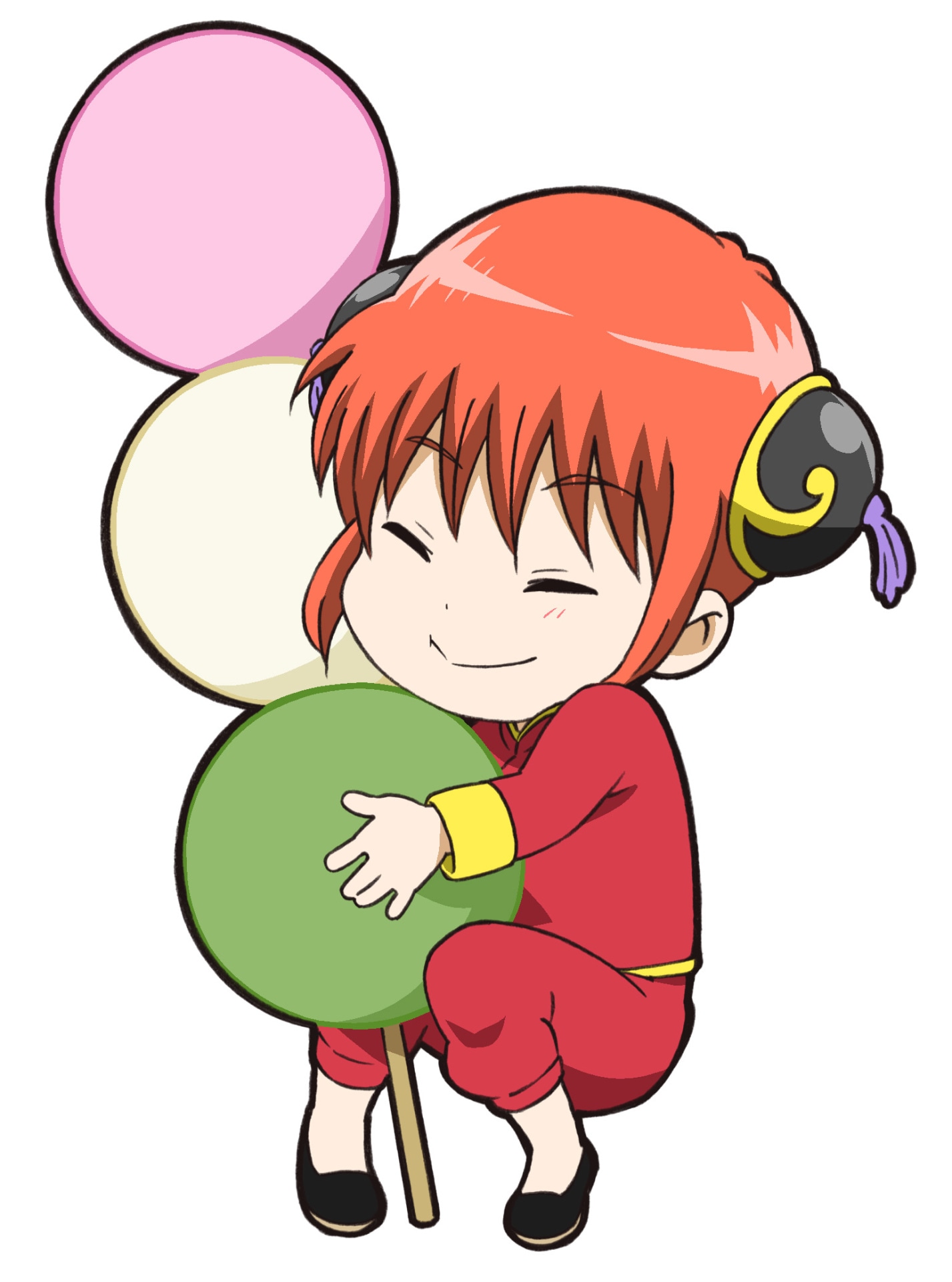 神楽のアニメ描き下ろしイラスト。