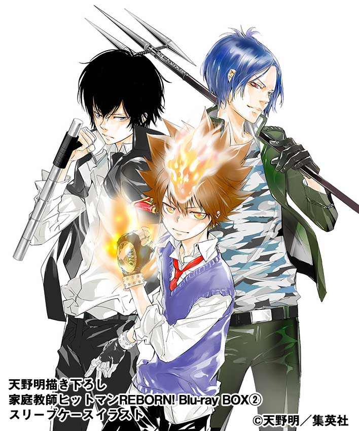 天野明描き下ろしによる三方背スリーブケース用イラスト。