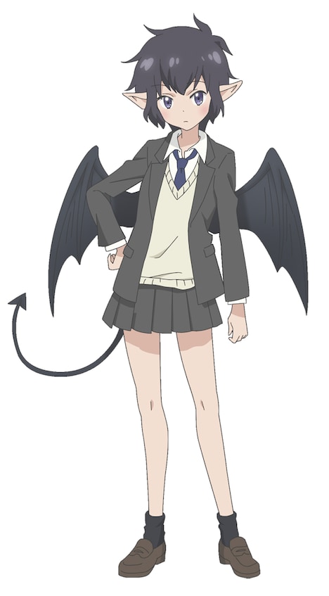 竜人の少女・獄楽希(CV:桑原由気)。