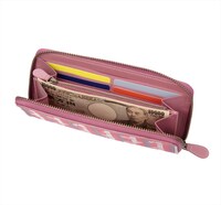 縞柄セットの長財布。