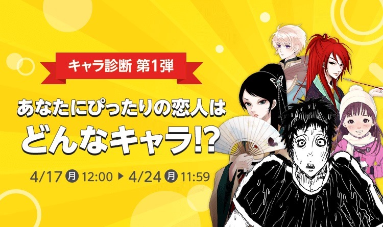 キャラ診断のビジュアル。