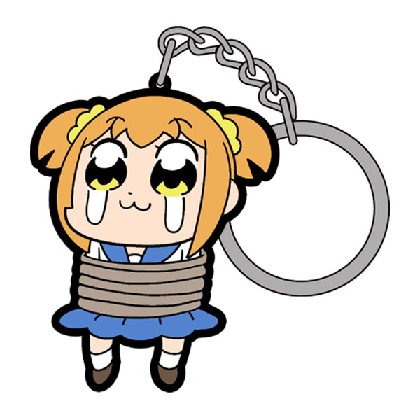 「折檻ポプ子つままれキーホルダー」