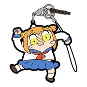 「ポプ子（怒）つままれストラップ」