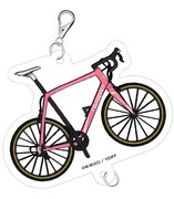 オリジナルグッズの「つながるアクリルチャームコレクション」。ロードバイクver.1とver.2を合わせ、全17種。