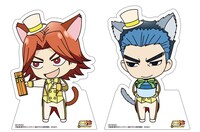 「手嶋のティータイムチャレンジ」景品のキャラPOPスタンド （全 17種）。