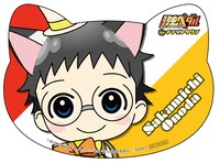 ゲーム屋台利用時に、当たりが出るともらえる「オリジナルねこ型カード」。