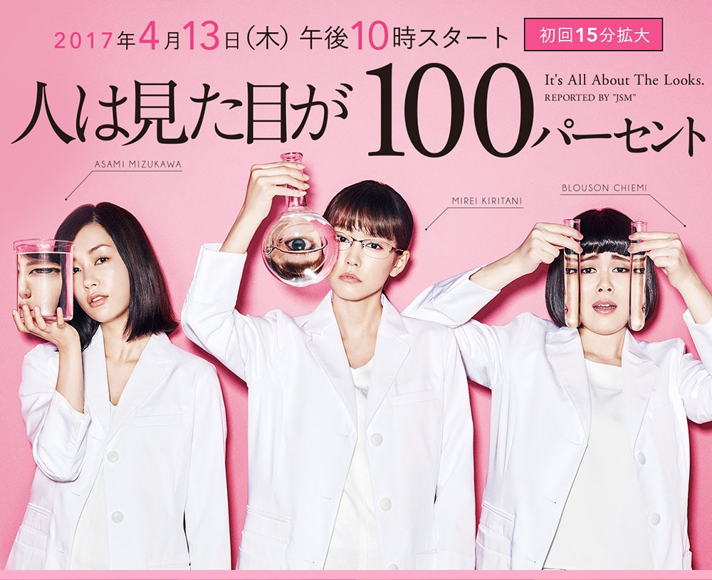 ドラマ「人は見た目が100パーセント」ビジュアル