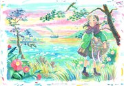 こうの史代によるイラスト。(c)こうの史代／双葉社