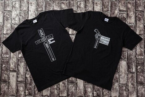 アニメ「トライガン」をモチーフにしたTシャツ。