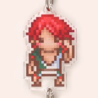 「『弱虫ペダル』待宮栄吉ドットde繋がるバースデー・アクキー＆缶バッジセット」のアクリルキーホルダー。