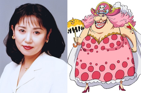 ビッグ・マム役を演じる小山茉美。