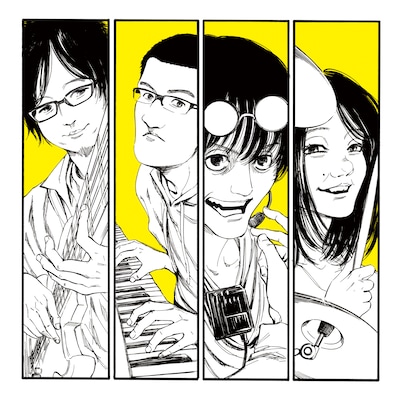 諫山創が描き下ろした「夕暮れの鳥／光の言葉」ジャケット