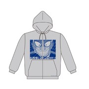 鷲巣見開きパーカー