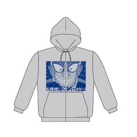 鷲巣見開きパーカー