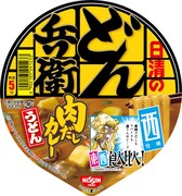 「日清のどん兵衛 食べ比べ 肉だしカレーうどん（西）」