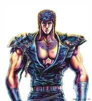 「北斗の拳」に登場するケンシロウのイラスト。