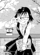 「大蜘蛛ちゃんフラッシュ・バック」の予告カット。(c)植芝理一／講談社